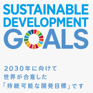 SUSTAINABLE DEVELOPMENT GOALS 2030年に向けて世界が合意した「持続可能な開発目標」です